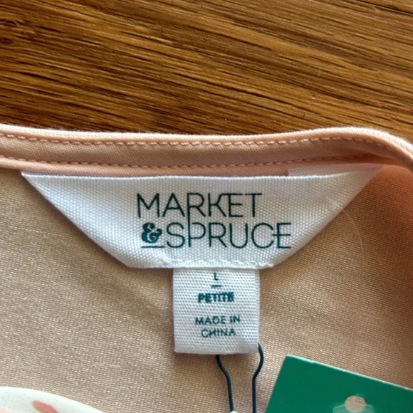 Market & Spruce High-Low Blouse - Picture 2 of 8